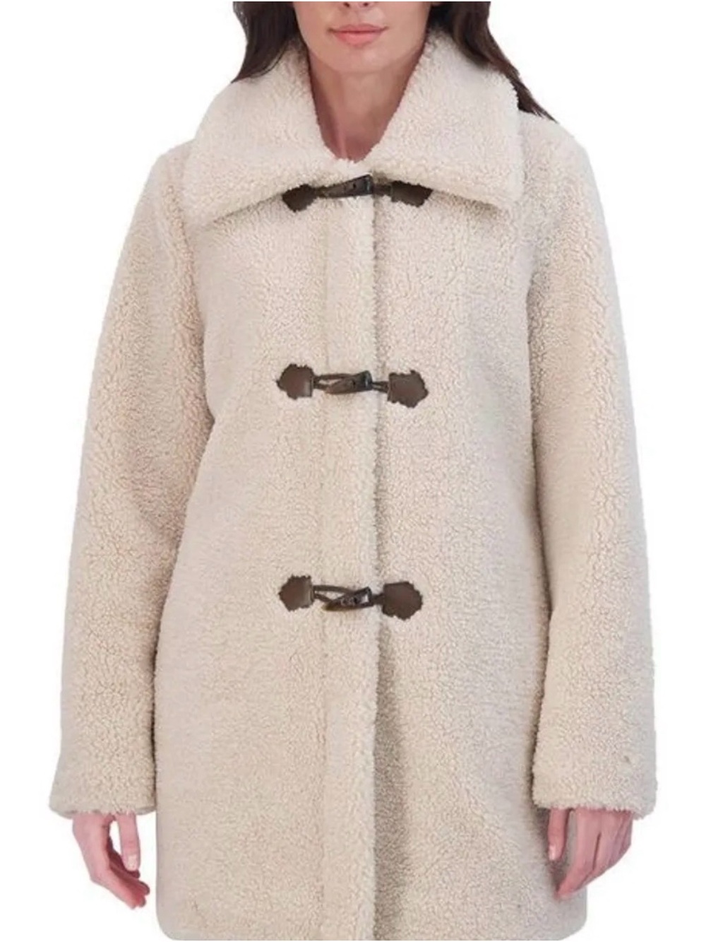 Laundry by Shelli Segal Women's Teddy Toggle Coat